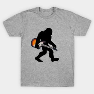 bigfoot love guitar T-Shirt